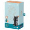 SATISFACTOR - ROTATOR PLUG 2+ PLUG VIBRATORIO APP NEGRO