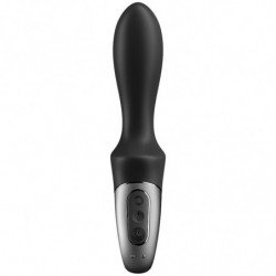 SATISFACTOR - VIBRADOR ANAL CLÍMAX CON CALOR APLICACIÓN NEGRO