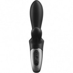 SATISFACTOR - VIBRADOR ANAL HEAT CLIMAX+ NEGRO