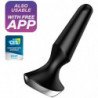 SATISFACTOR - PLUG ILICIOUS 2 VIBRADORES NEGROS