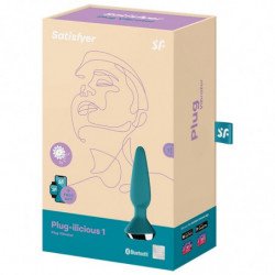 SATISFACTOR - PLUG ILICIOUS 1 PLUG VIBRATOR VERDE