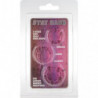 SEVEN CREATIONS - CONJUNTO DE TRES ANILLOS ROSAS PARA EL PENE