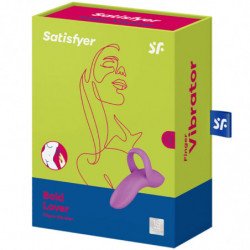SATISFACTOR - VIBRADOR DE DEDO BOLD LOVER ROSA