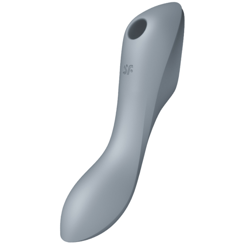 SATISFACTOR - CURVY TRINITY 3 VIBRADOR DE PULSO DE AIRE GRIS