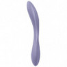 SATISFYER - VIBRADOR MULTIUSOS FLEXIBLE PARA EL PUNTO G, COLOR MORADO