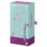 SATISFYER - VIBRADOR MULTIUSOS FLEXIBLE PARA EL PUNTO G, COLOR MORADO