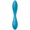 SATISFACTOR - VIBRADOR MULTIUSOS FLEXIBLE PARA EL PUNTO G AZUL