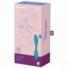 SATISFACTOR - VIBRADOR MULTIUSOS FLEXIBLE PARA EL PUNTO G AZUL