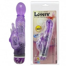 BAILE - VIBRADOR DE VELOCIDAD MÚLTIPLE CON ESTIMULADOR LILA