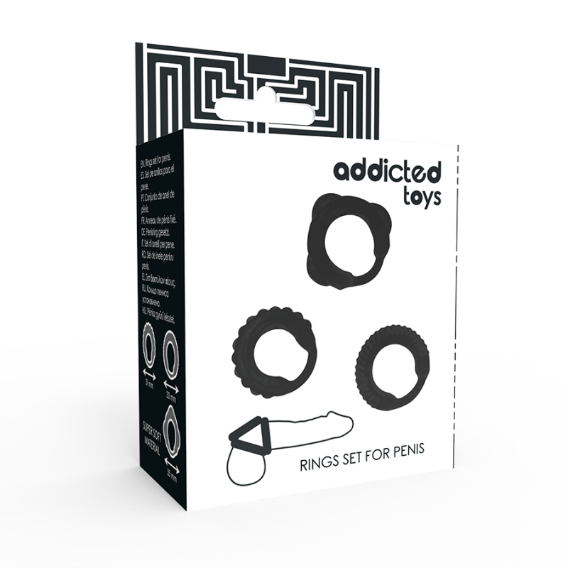 JUGUETES ADICTOS - JUEGO DE ANILLOS C NEGROS