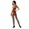 PASIÓN - BODY STOCKING PARA MUJER BS080 NEGRO TALLA ÚNICA