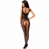 PASSION WOMAN BS078 BODYSTOCKING TALLA UNICA NEGRO