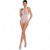 PASSION WOMAN BS088 BODYSTOCKING BLANCO TALLA UNICA