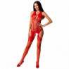 PASIÓN - BODY STOCKING PARA MUJER BS079 - ROJO TALLA ÚNICA