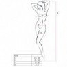 PASSION WOMAN BS045 BODYSTOCKING BLANCO TALLA UNICA
