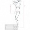 PASSION WOMAN BS035 BODYSTOCKING BLANCO TALLA UNICA