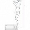PASSION WOMAN BS032 BODYSTOCKING ROJO TALLA UNICA