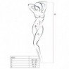 PASSION WOMAN BS017 BODYSTOCKING BLANCO TALLA UNICA