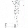 PASSION WOMAN BS016 BODYSTOCKING NEGRO TALLA UNICA