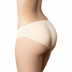 BYE-BRA - BRAGUITAS CORTAS CON RELLENO NALGAS TALLA S