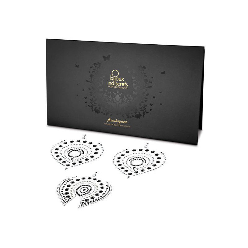 BIJOUX INDISCRETS - NEGRO Y PLATA EXTRAVAGANTES