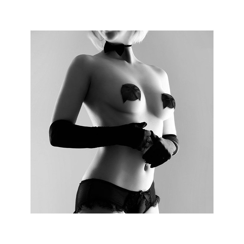 BIJOUX INDISCRETS - CUBREPEZONES BRILLANTES BURLESQUE CON LAZO