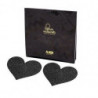 BIJOUX INDISCRETS - CORTES DE PEZONES CON FORMA DE CORAZÓN NEGRO FLASH