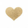 BIJOUX INDISCRETS - CUBREPEZONES FLASH CON FORMA DE CORAZÓN DORADO