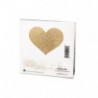 BIJOUX INDISCRETS - CUBREPEZONES FLASH CON FORMA DE CORAZÓN DORADO