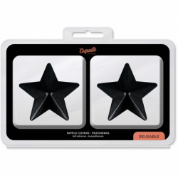 COQUETTE CHIC DESIRE - CUBREPEZONES BLACK STARS