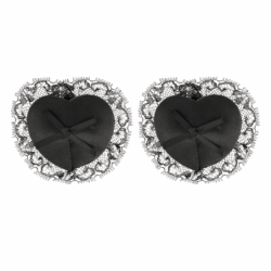 COQUETTE CHIC DESIRE - CUBREPEZONES DE ENCAJE NEGRO
