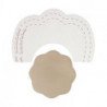 BYE-BRA - AUMENTO DE PECHO + PROTECTORES DE PEZONES COPA DE SEDA D/F