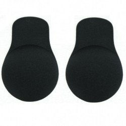 BYE-BRA - SUJETADOR PUSH-UP DE TELA NEGRA TALLA XL