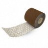 BYE-BRA - CINTA CORPORAL 5 M X 6,5 CM + 3 PARES DE PROTECTORES DE PEZONES MARRONES