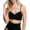 BYE-BRA - SUJETADOR DE CONTROL MEDIO SIN COSTURAS NEGRO TALLA S