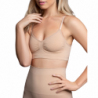 BYE-BRA - SUJETADOR DE CONTROL MEDIO SIN COSTURAS BEIGE TALLA M