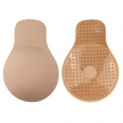 BYE-BRA - SUJETADOR PUSH-UP DE TELA BEIGE TALLA XL