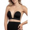 BYE-BRA - SUJETADOR SIN ASAS FORMA U NEGRO COPA D