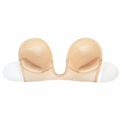BYE-BRA - SUJETADOR SIN ASAS FORMA U BEIGE COPA D