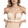 BYE-BRA - SUJETADOR SIN ASAS FORMA U BEIGE COPA B