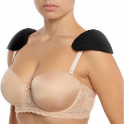 BYE-BRA - PROTECTORES DE HOMBRO NEGROS