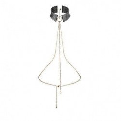 JOYERÍA - COLLAR METÁLICO NEGRO DESEO