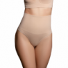 BYE-BRA - FAJA SIN COSTURAS ESTILO TANGA BEIGE TALLA M