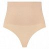 BYE-BRA - FAJA SIN COSTURAS ESTILO TANGA BEIGE TALLA M