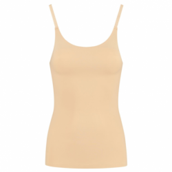 BYE-BRA - CAMISETA DE CONTROL LIGERO INVISIBLE BEIGE TALLA XXL