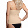 BYE-BRA - CAMISETA DE CONTROL LIGERO INVISIBLE BEIGE TALLA M