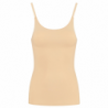BYE-BRA - CAMISETA DE CONTROL LIGERO INVISIBLE BEIGE TALLA M