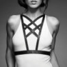 BIJOUX INDISCRETS - ARNÉS CRUZADO MAZE CON ESCOTE NEGRO