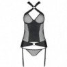 CORSET DE CUERO ECOLÓGICO AMANDA PASSION - S/M