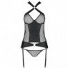 PASSION AMANDA CORSET CUERO ECOLOGICO S/M